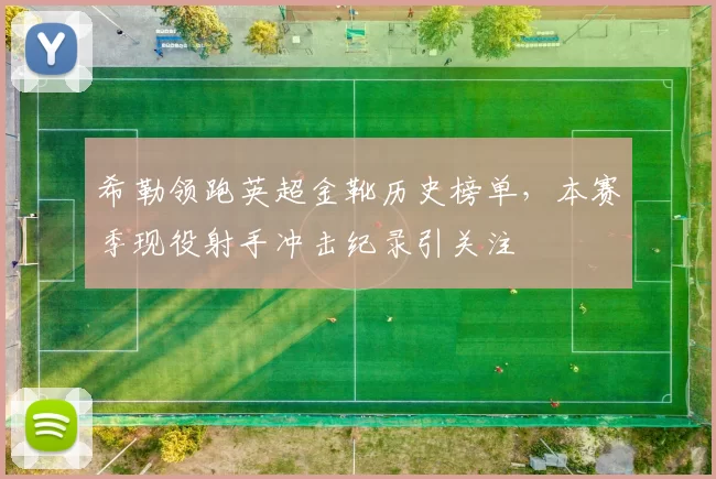 希勒领跑英超金靴历史榜单，本赛季现役射手冲击纪录引关注